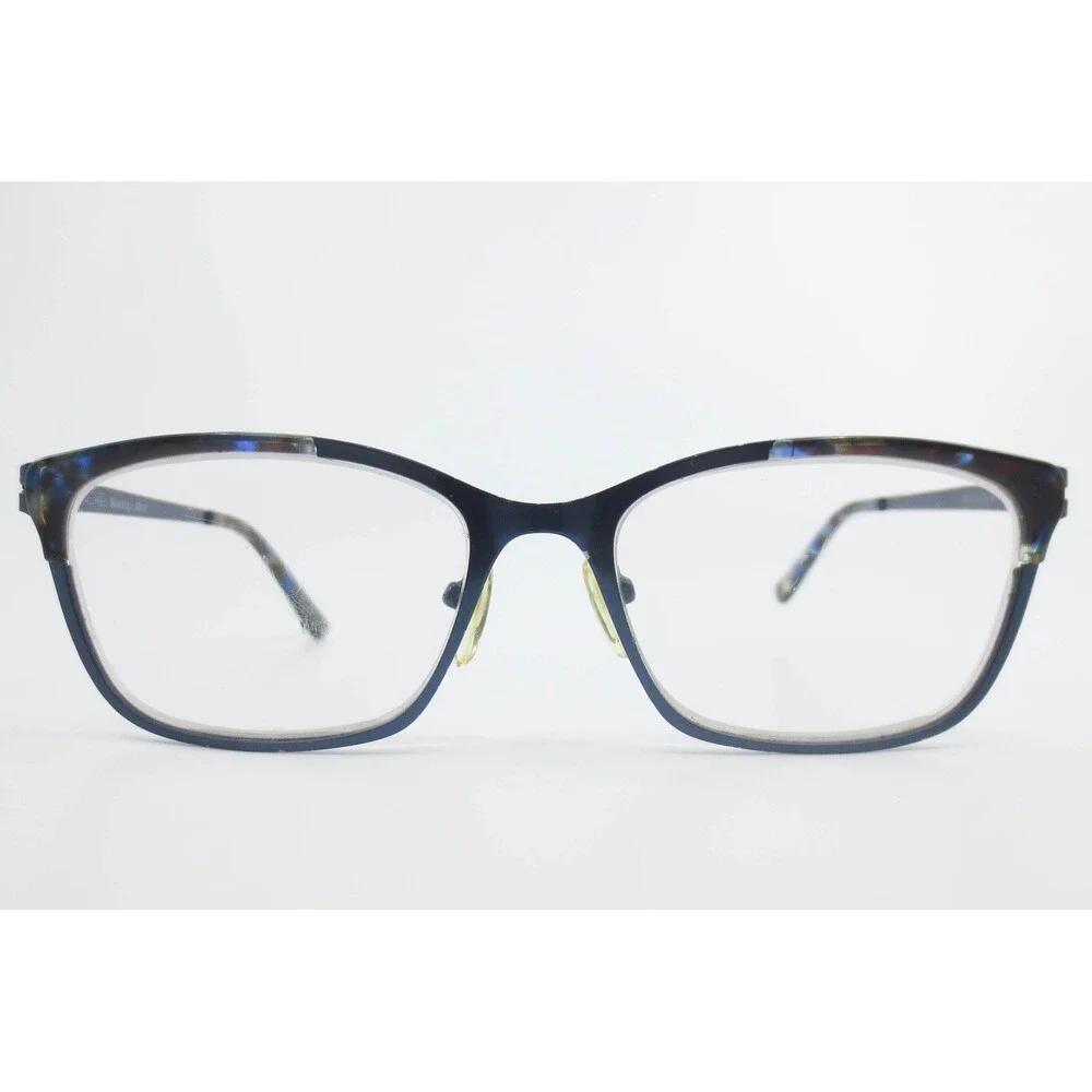 Rachel Rachel Roy Bright Navy Blue Tortoise Rectangular Eyeglasses 52-16-135